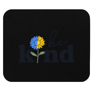 Discover Be Kind Yellow Blue Sunflower World Down Syndrome Mouse Pads