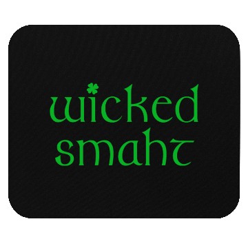 Discover Wicked Smaht Irish Boston Mouse Pads