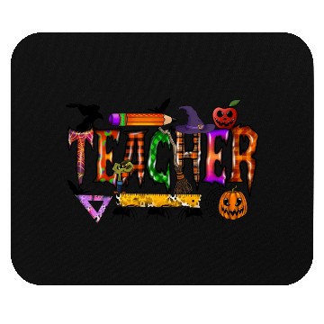 Discover Teacher Halloween Mouse Pads