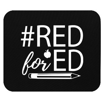 Discover Red For Ed School Teachers Mouse Pads
