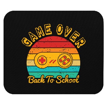 Discover Game Over Back To School Mouse Pads