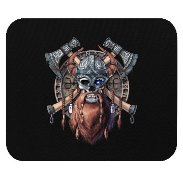 Discover Viking Warrior Skull Mouse Pads