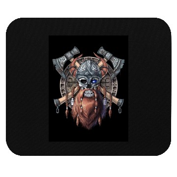 Discover Viking Warrior Skull Mouse Pads