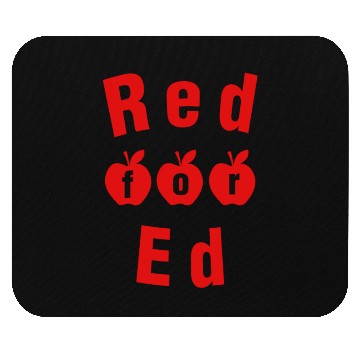 Discover Red For Education School Teacher Mouse Pads