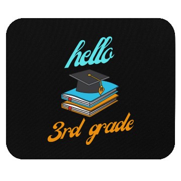 Discover 3rd Grade Team Neon Happy First Day Of School Mouse Pads
