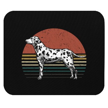 Discover Dalmatian Retro Dog Lover Mouse Pads