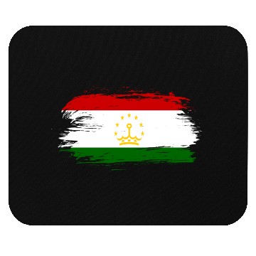 Discover Tajikistan flag Mouse Pads