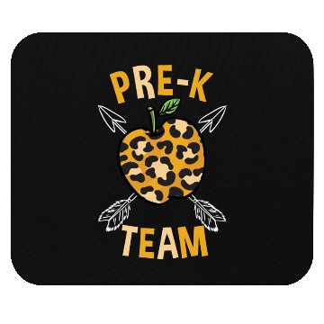 Discover Pre-K Back To School Team Leopard Print Mouse Pads