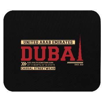 Discover Burj Khalifa Downtown Dubai United Arab Emirates Mouse Pads