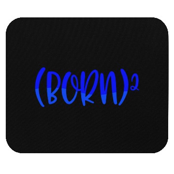 Discover Christian Gift Born 2 Christian Math Humor Born Mouse Pads