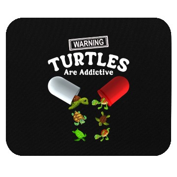 Discover Warning Turtles Are Addictive Mouse Pads