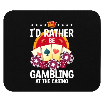 Discover Poker Blackjack Win All In Mouse Pads