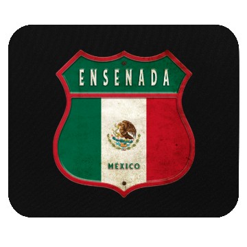 Discover Ensenada Mexico crest design Mouse Pads