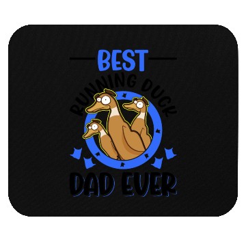 Discover Best Running Duck Dad Ever Mouse Pads