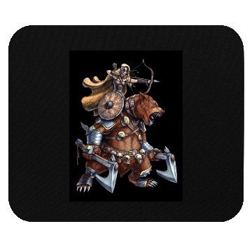 Discover Norse Bear Viking Archer Warrior Mouse Pads