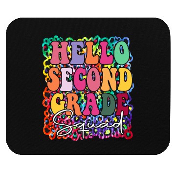 Discover Hello Second Grade Squad 2nd Grade Back to School Mouse Pads