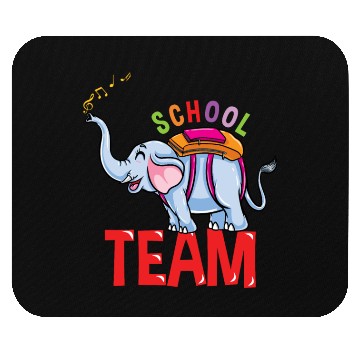 Discover Back To School Elephant School Team Mouse Pads