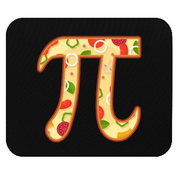 Discover Pizza Pi Day Pizza Eater Italian Mathematician Mouse Pads