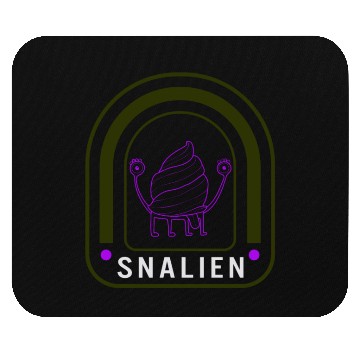 Discover Snail Alien Mouse Pads, Snalien Funny Weird Science