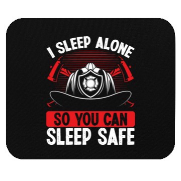 Discover Firefighter Wife Girlfriend Night Shift Firemen Mouse Pads