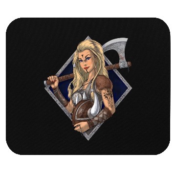 Discover Nordic Viking Warrior Mouse Pads
