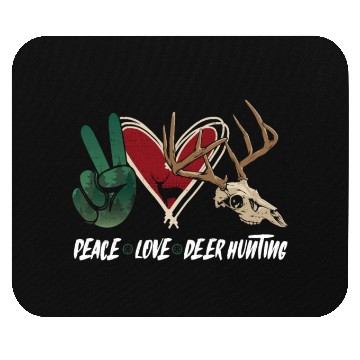 Discover Buck Deer Hunting Hunter Girl Mouse Pads
