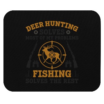 Discover Buck Deer Hunting Hunter Fishing Mouse Pads