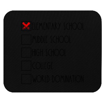 Discover Middle School Back To School Middle School Student Mouse Pads