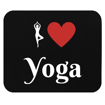Discover I heart Yoga, Yoga Love Mouse Pads