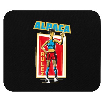 Discover Alpaca rulez. Yes, it's true! Mouse Pads