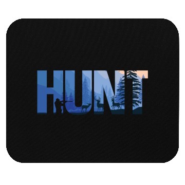 Discover Buck Deer Hunting Hunter Hunt Mouse Pads