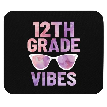 Discover Twelve Grade Vibes | Back To School Mouse Pads