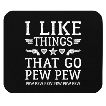 Discover Funny Gun Lover Mouse Pads