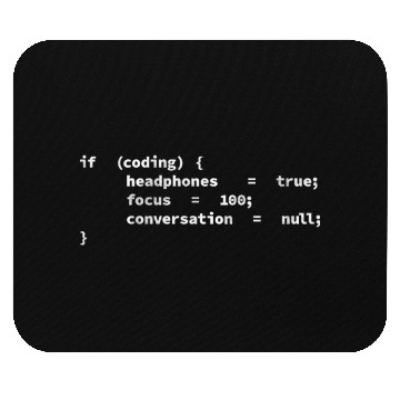Discover Coding Headphones, Coder, Programmer Mouse Pads