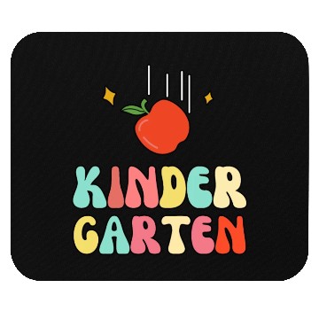 Discover Groovy Hello Kindergarten Vibes Retro Mouse Pads