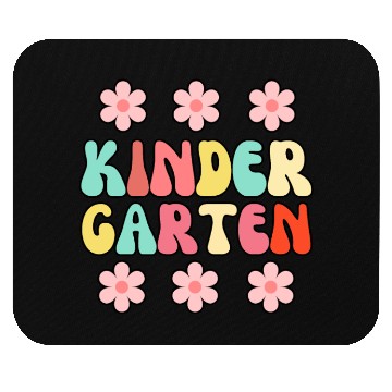 Discover Groovy Hello Kindergarten Vibes Retro Mouse Pads