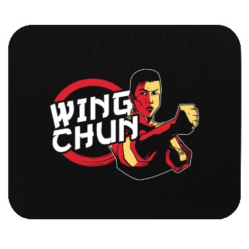 Discover Wing Chun Coach Martial Arts Fighter Training Mouse Pads