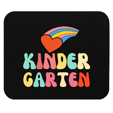 Discover Groovy Hello Kindergarten Vibes Retro Mouse Pads