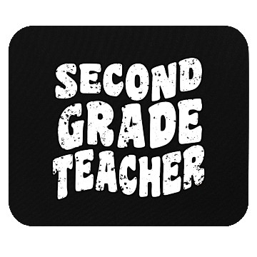 Discover Retro Groovy Second Grade Teacher Back To School Mouse Pads