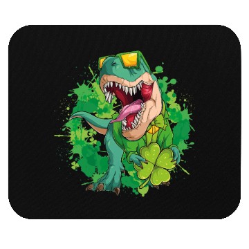 Discover St Patrick s Day Dinosaur Trex Mouse Pads