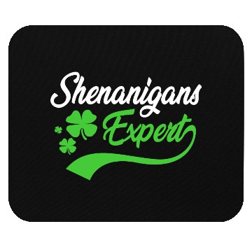 Discover Shenanigans Expert Funny St Patrick Day Mouse Pads
