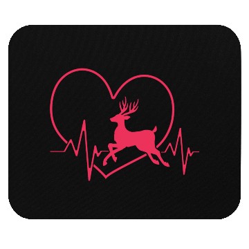 Discover Hunter For Men Deer Hunting Heartbeat Mouse Pads