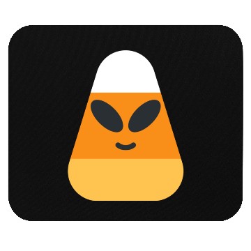 Discover Alien Candy Corn Halloween Costume Mouse Pads