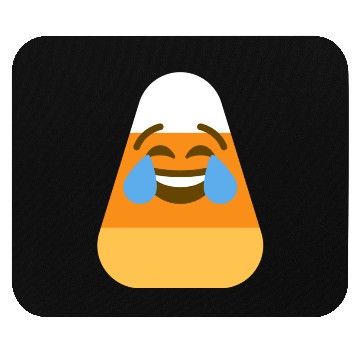 Discover Laughing Candy Corn Halloween Costume Mouse Pads