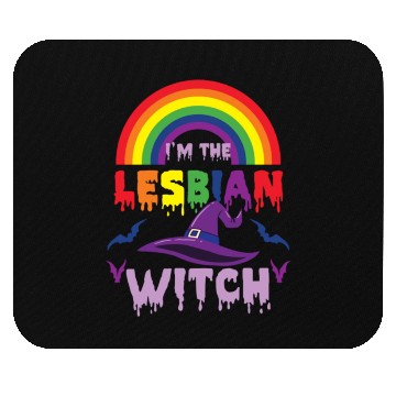 Discover I m The Lesbian Witch For Halloween Mouse Pads