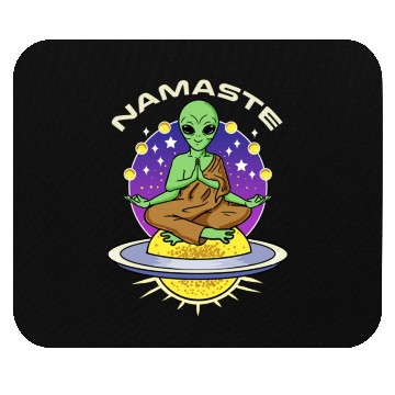 Discover Namaste Alien For Yoga Lover Mouse Pads