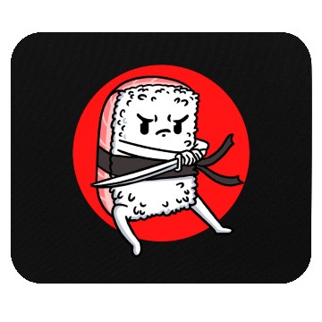 Discover Sushi Samurai For Sushi Lover Mouse Pads