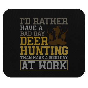 Discover Buck Deer Hunting Hunter I'd Mouse Pads