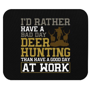 Discover Buck Deer Hunting Hunter I'd Mouse Pads