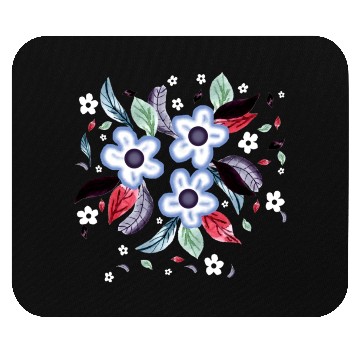 Discover Colorful summer flowers Mouse Pads